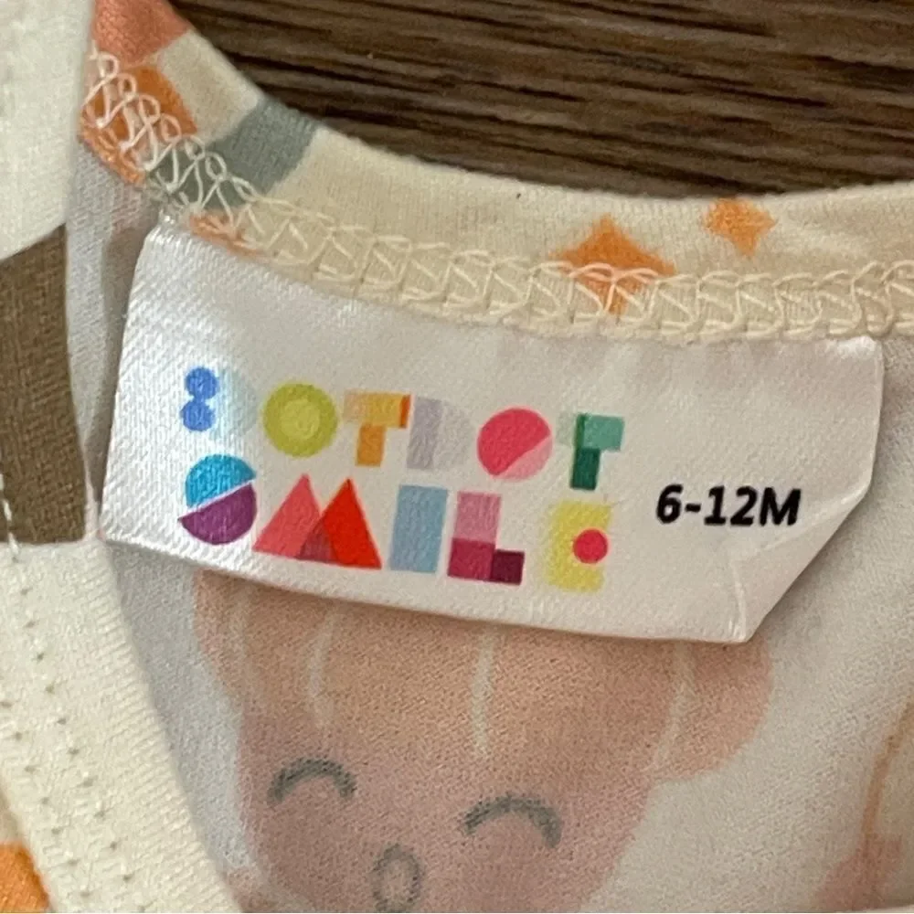 Dot Dot Smile 2 Holiday Ballerina Dresses and Matching Leggings Pink Yellow 6-12